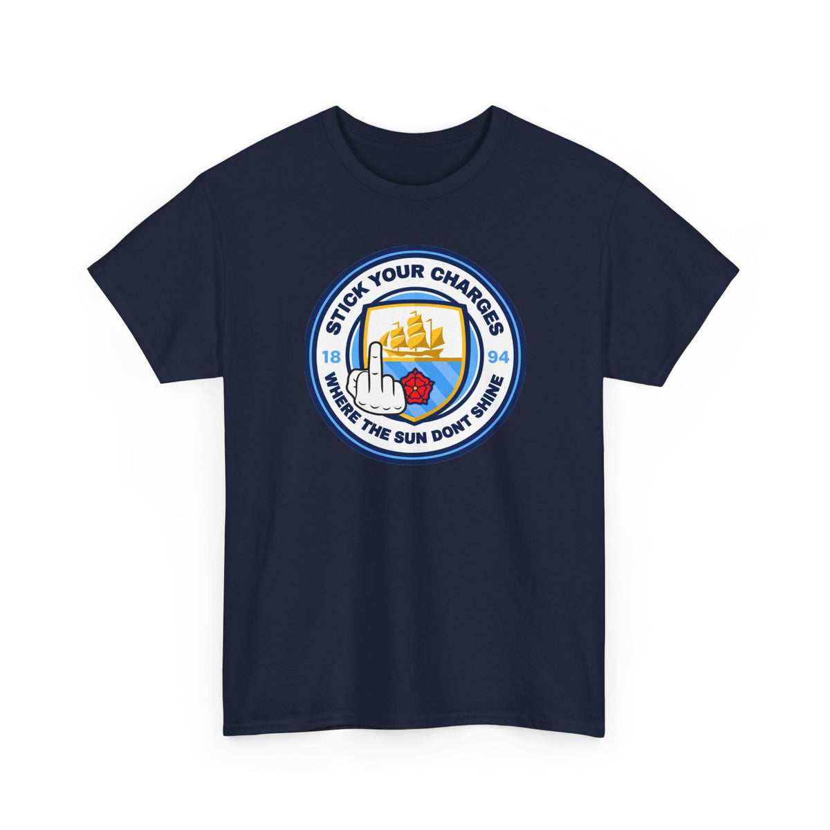 Manchester City "Stick Your Charger Where the Sun Don't Shine" Cotton t-shirt