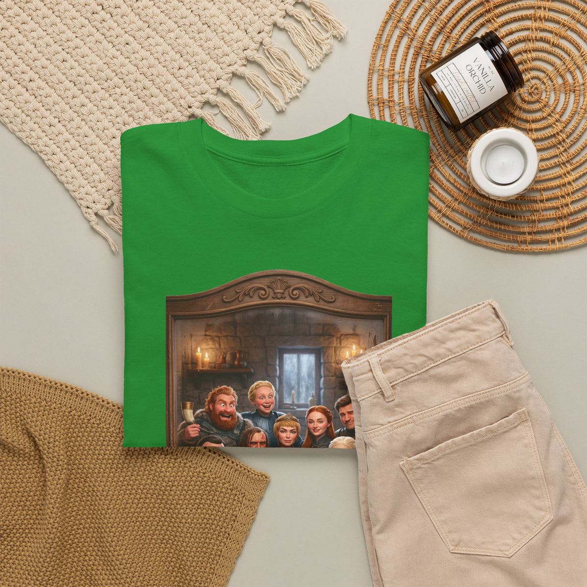 Game of Thrones Cast Portrait Inspired Cotton T-Shirt