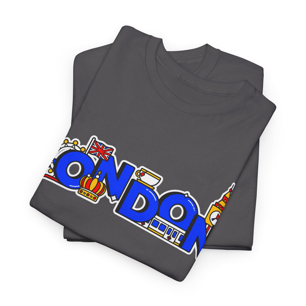 London Cityscape Tee — Illustrated London Landmarks Shirt