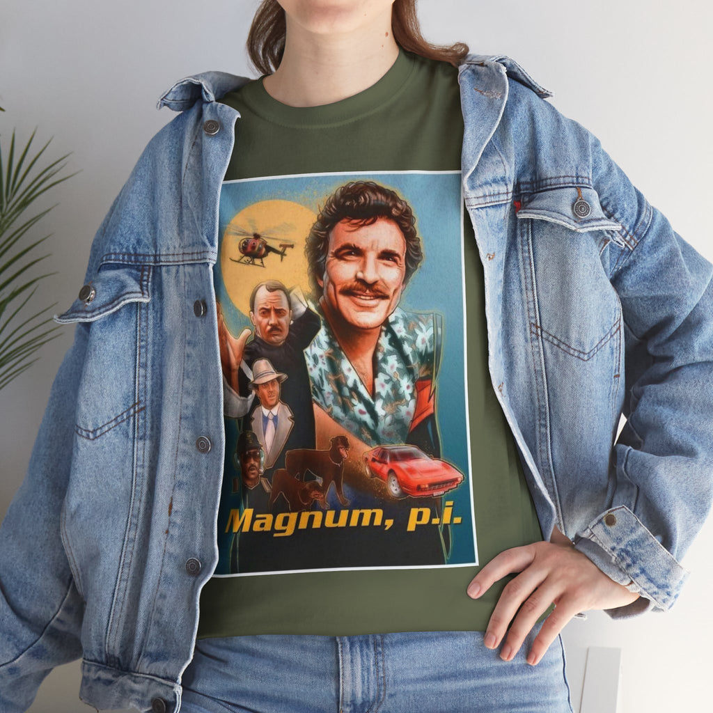 Magnum, P.I. Retro TV Show Inspired Cotton T-Shirt