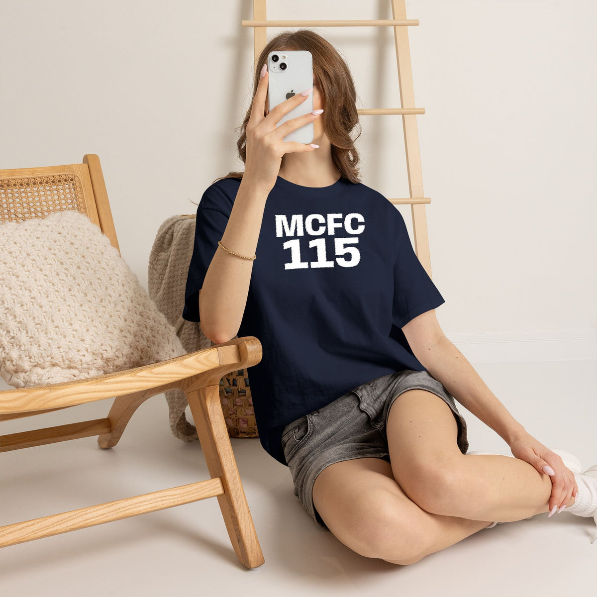 MCFC 115 T-Shirt — Vintage Football Club Number Tee