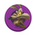 Wile E. Coyote Round PU Leather Mouse Mat — Cartoon Desk Mousepad
