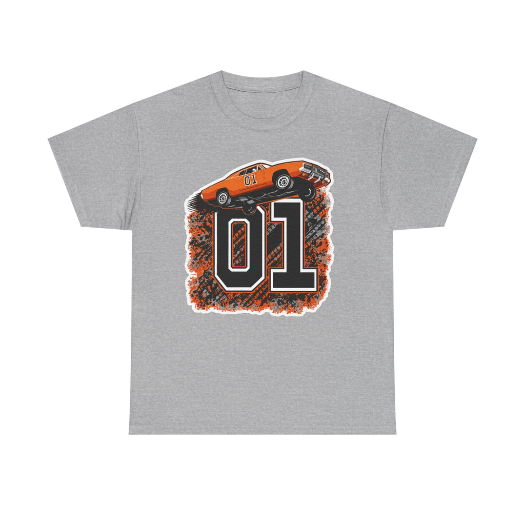 Dukes of Hazzard Inspired Race Car '01' Graphic Tee