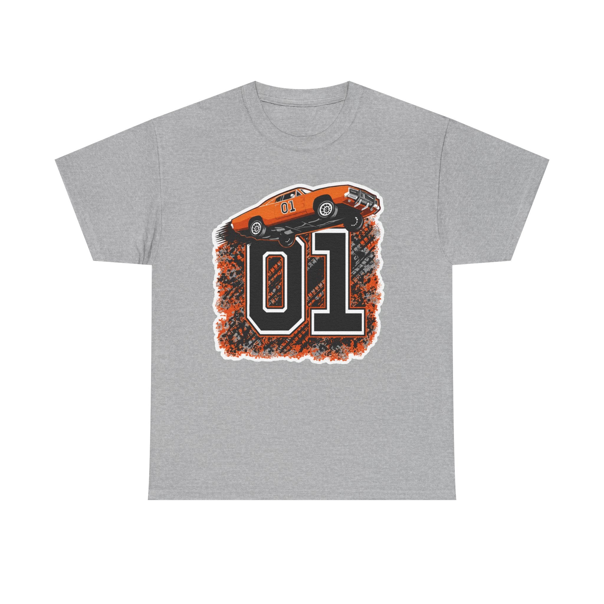 Dukes of Hazzard Inspired Race Car '01' Graphic Tee