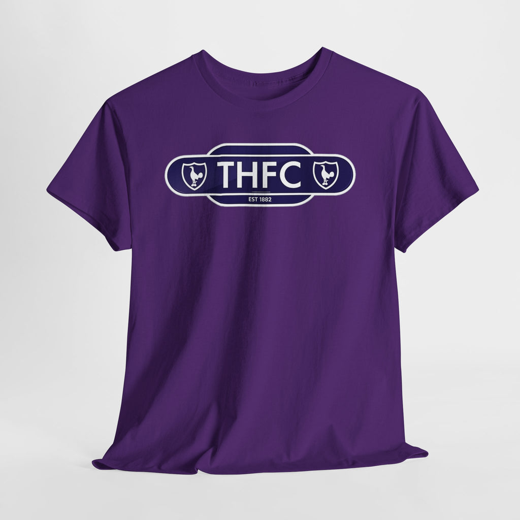 THFC Tottenham Hotspur Railway Sign T‑Shirt — Retro Football Club Tee