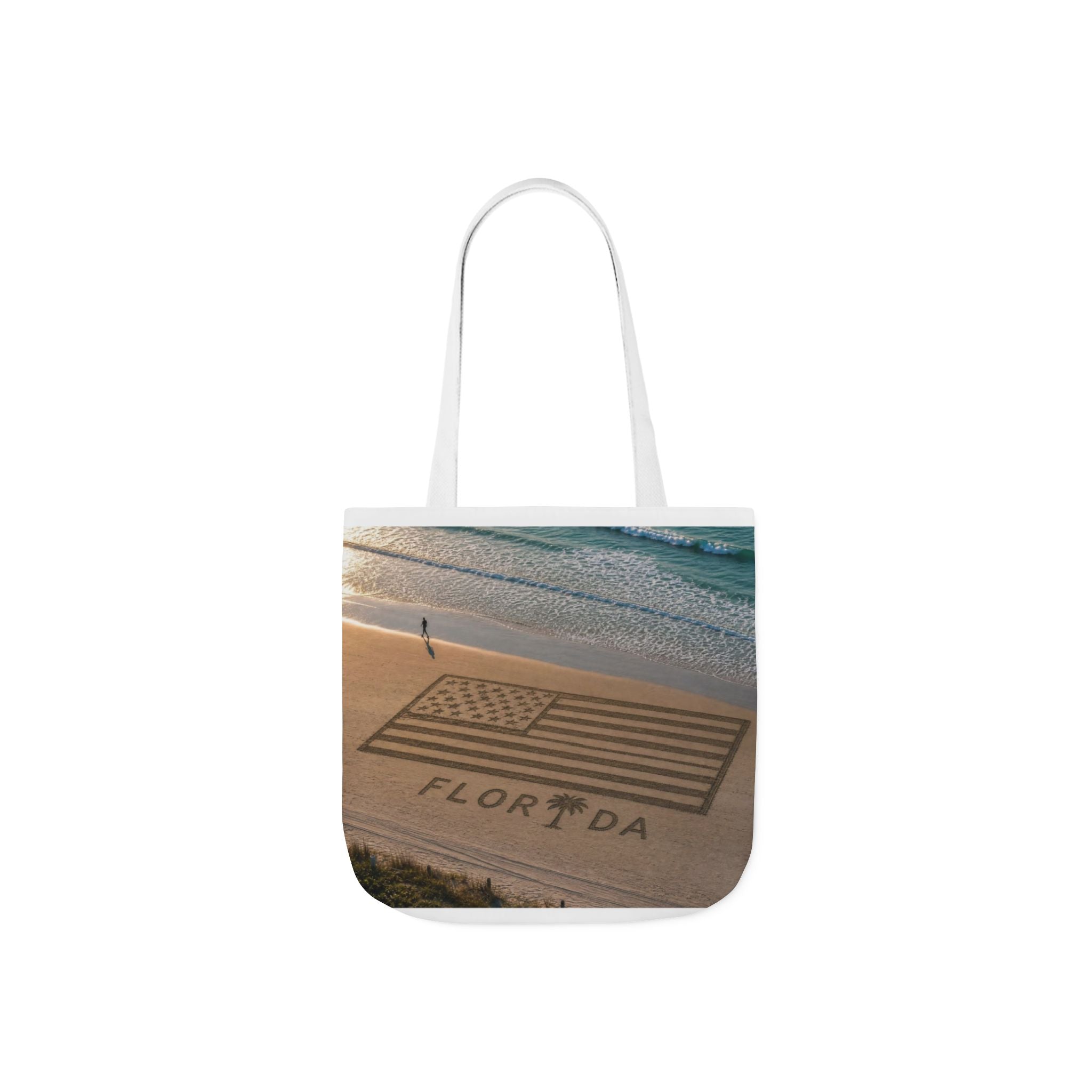 Florida Canvas Tote Bag, 5-Color Straps