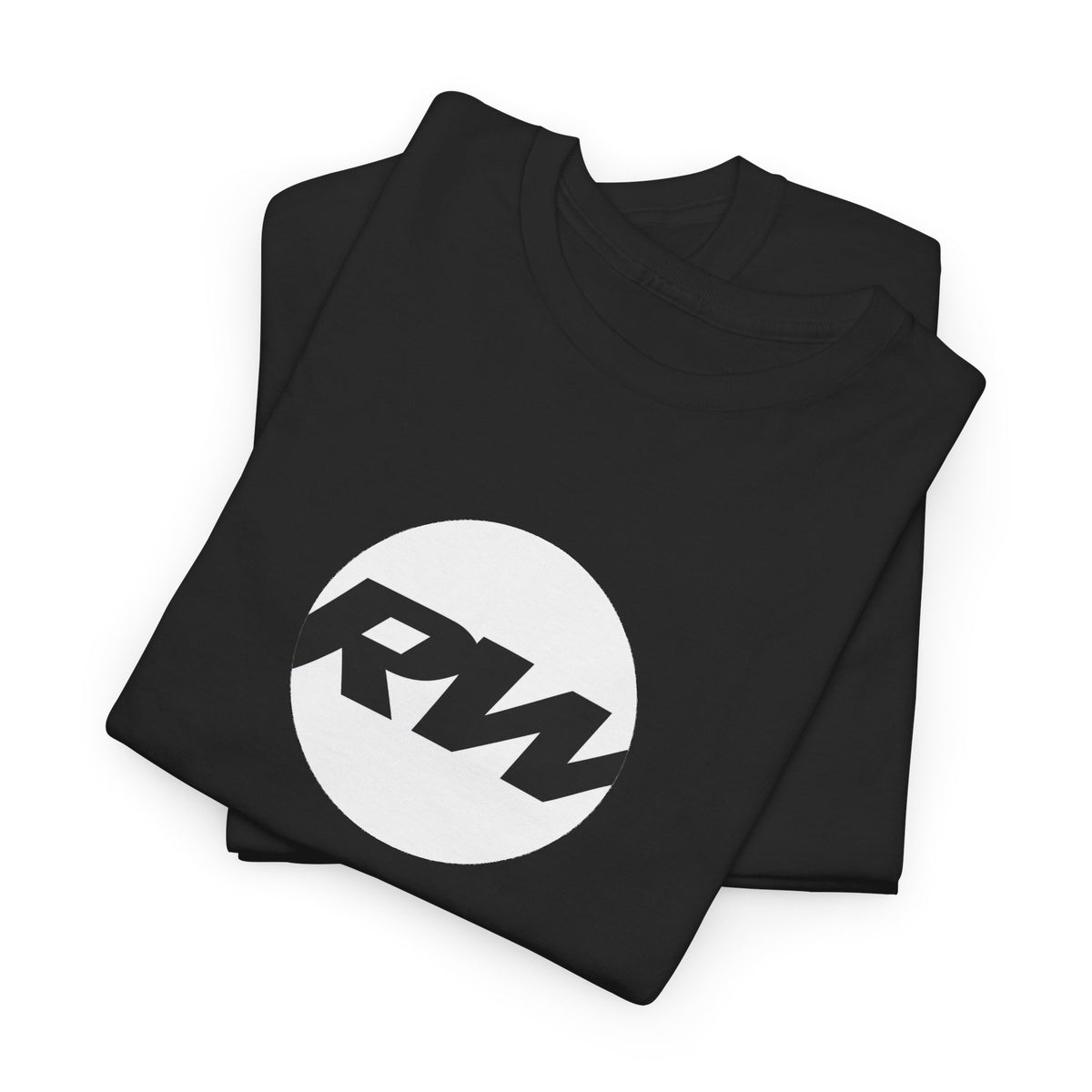 RW Logo T‑Shirt — Minimalist Retro Circle Graphic Tee