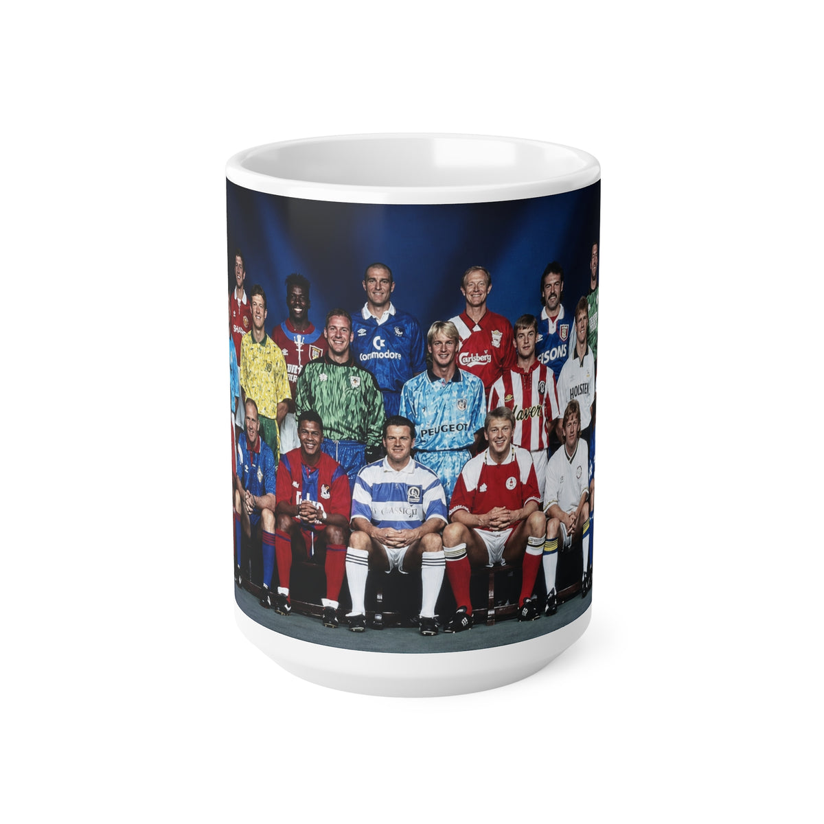 Premier League League Retro Photo Ceramic Mug — 11oz & 15oz