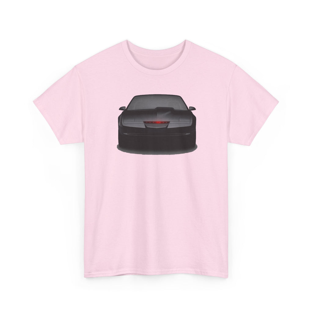 KITT-Inspired Retro Sports Car Tee — Front View Knight Rider Car Graphic Shirt