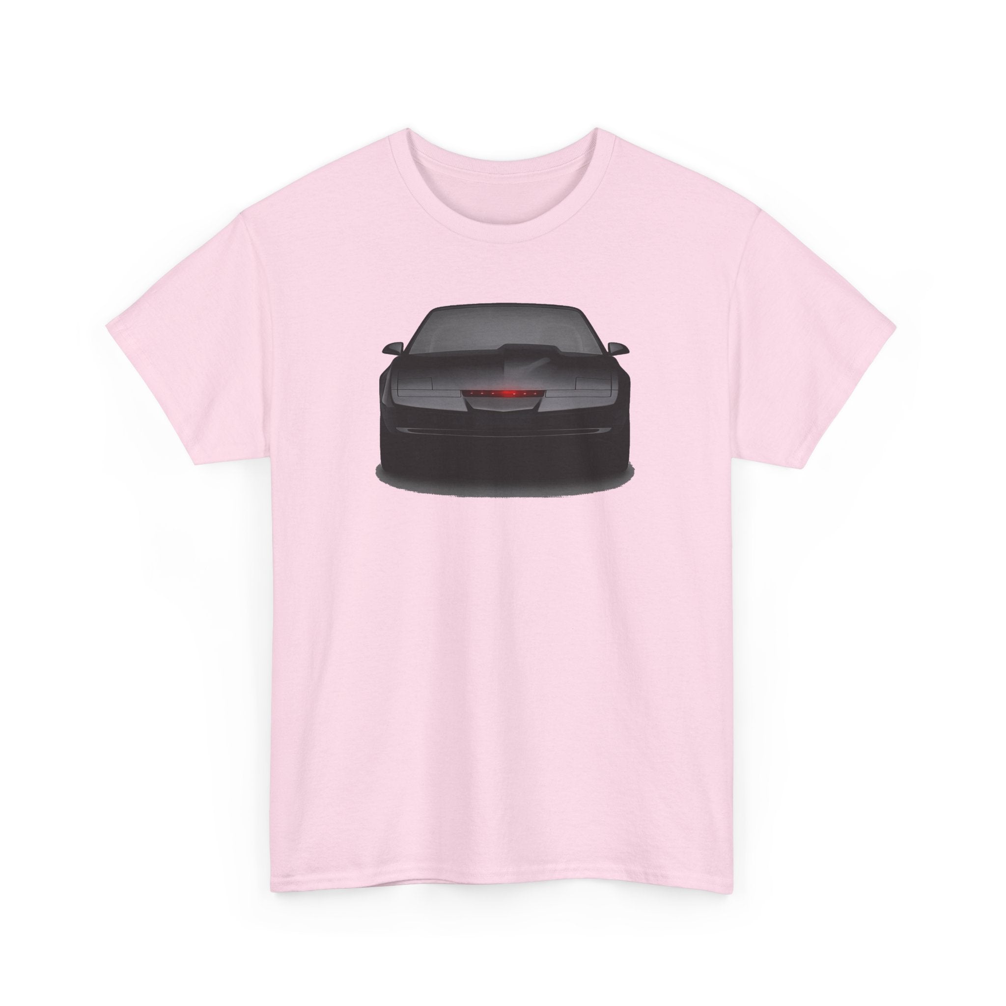 KITT-Inspired Retro Sports Car Tee — Front View Knight Rider Car Graphic Shirt