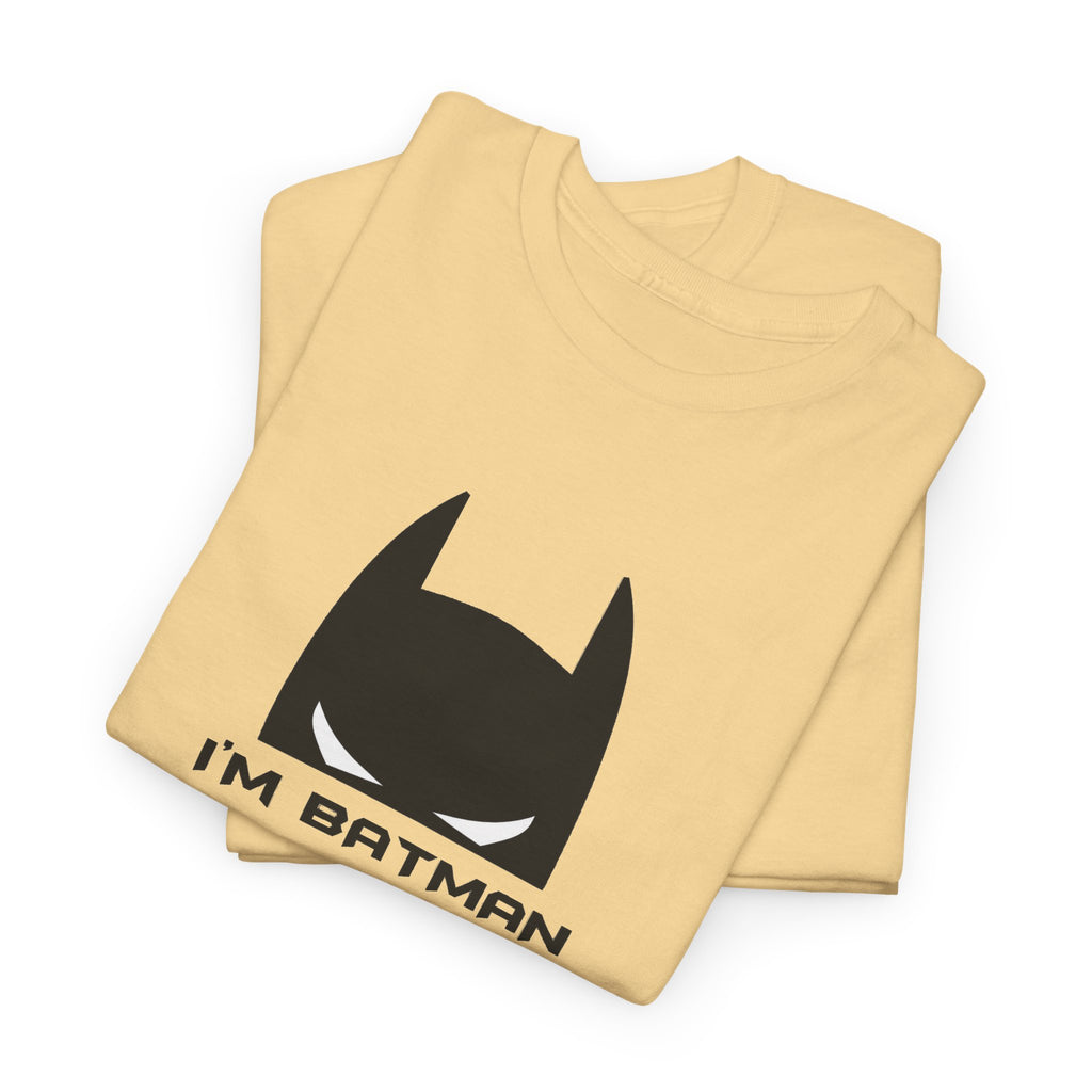 I'm Batman Graphic Tee — Funny Superhero Mask T-Shirt