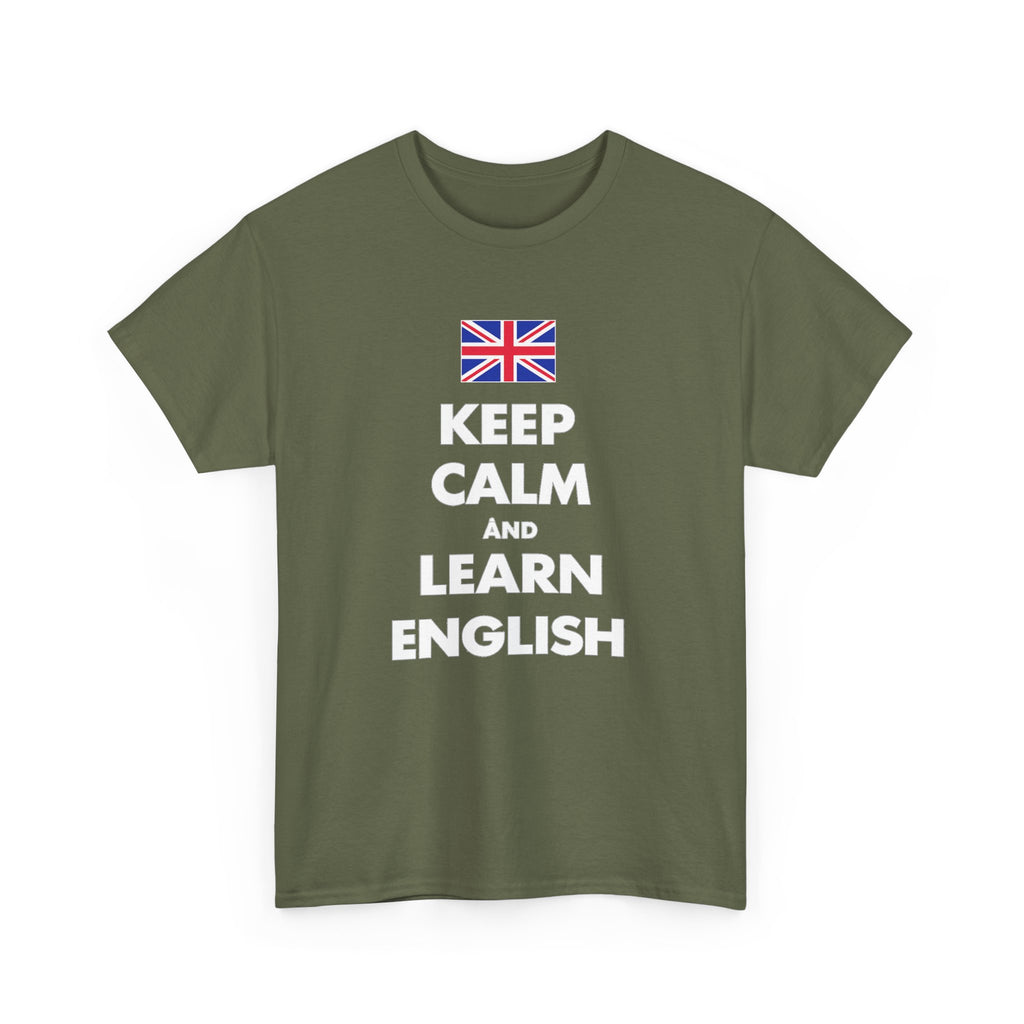 Keep Calm and Learn English T‑Shirt
