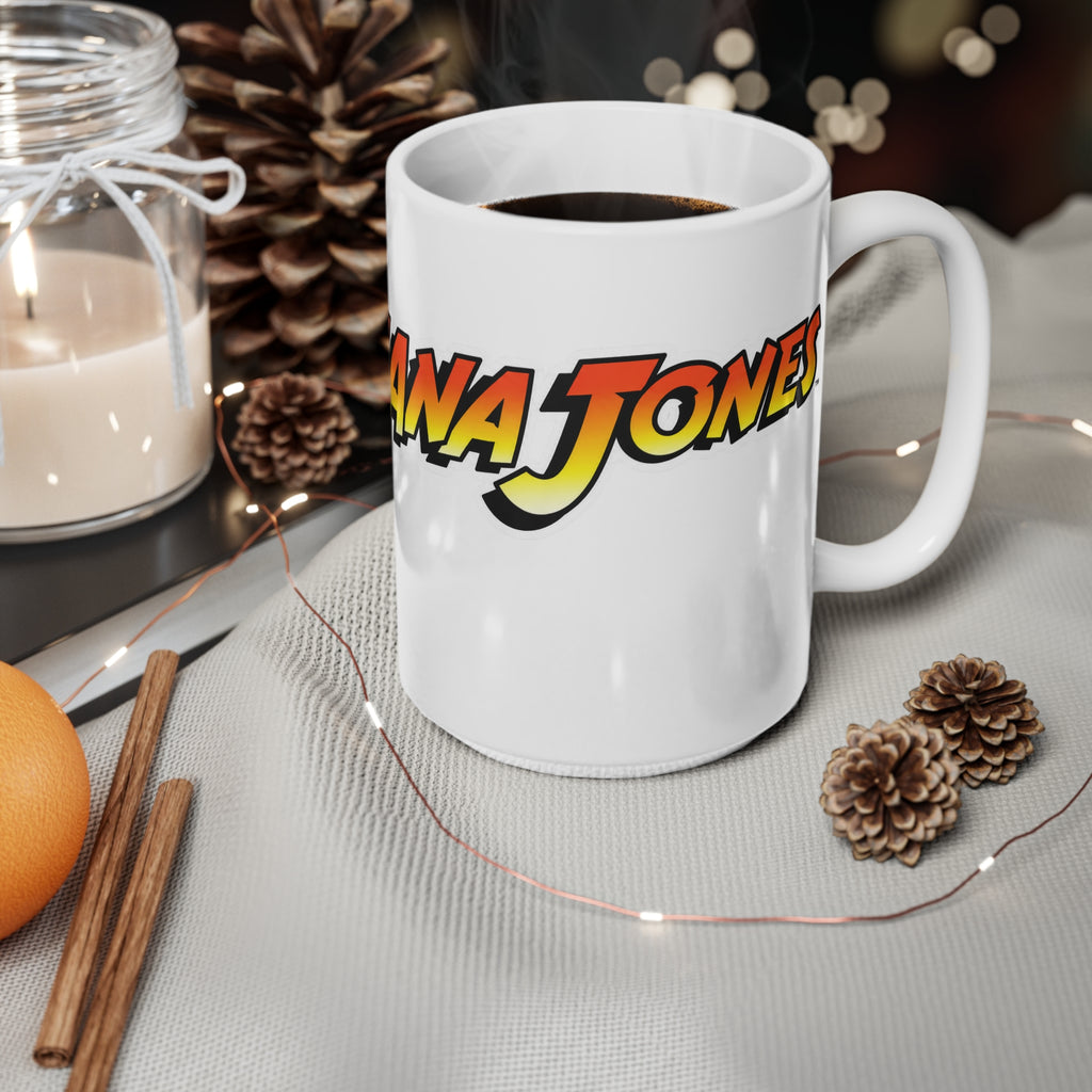 Indiana Jones Retro Movie-Style Ceramic Coffee Mug (11oz & 15oz)