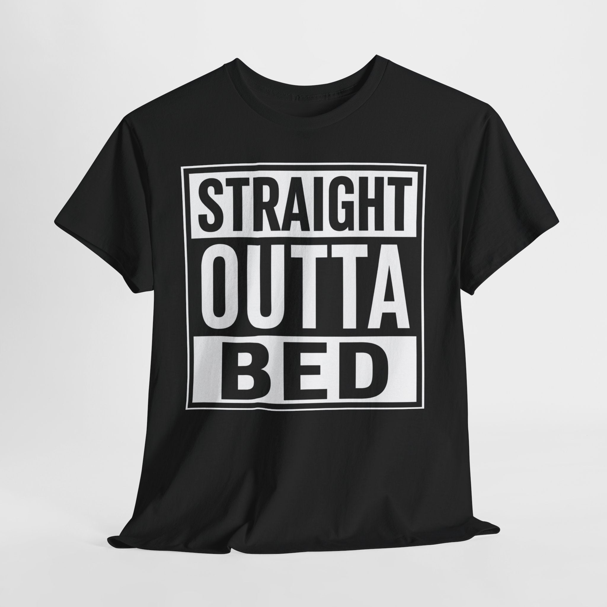 Straight Outta Bed T-Shirt — Funny Morning Graphic Tee