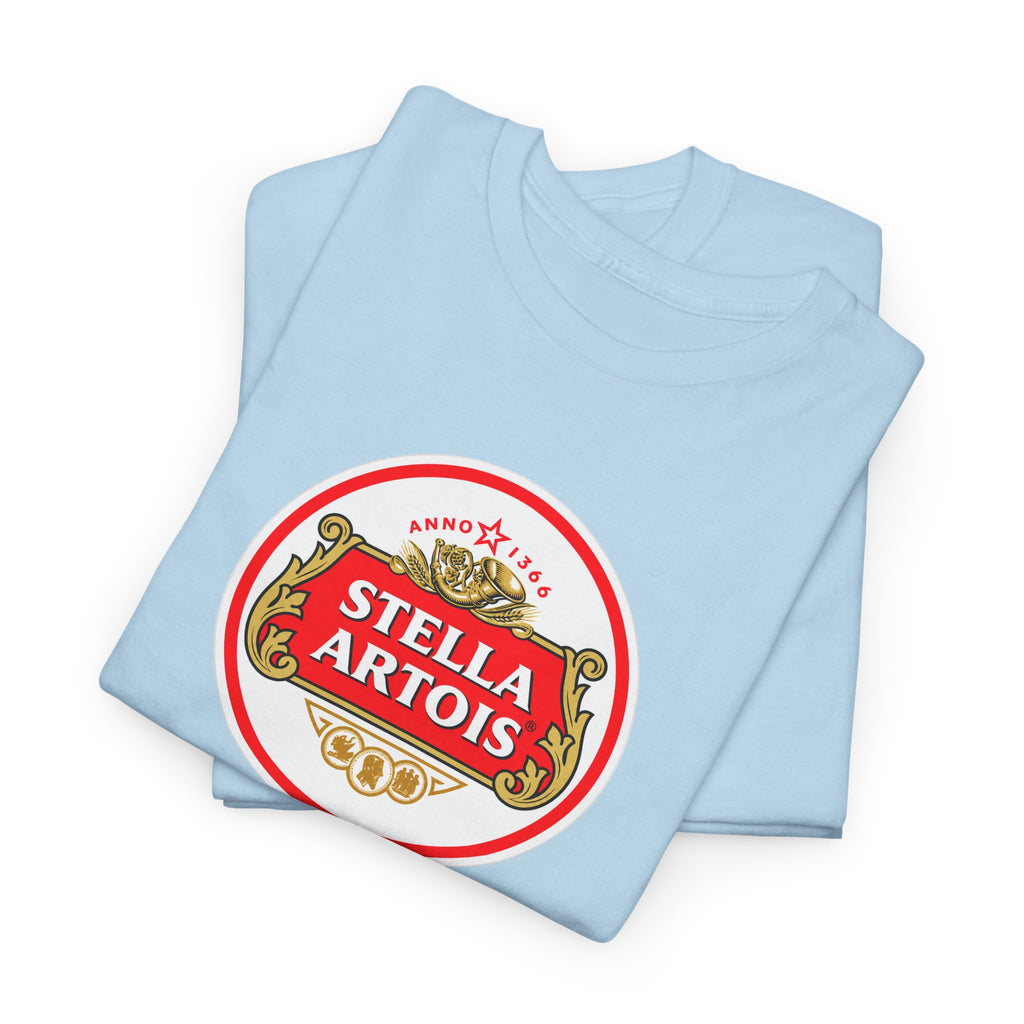 Beer Logo T-Shirt — Stella Artois Inspired Vintage Crest Tee