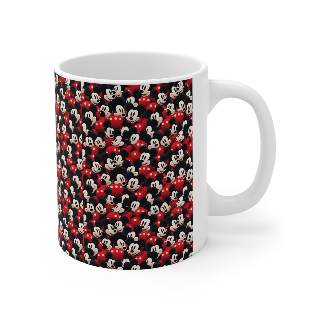 Mickey Mouse Character Pattern Ceramic Mug – Retro Cartoon Faces 11oz & 15oz
