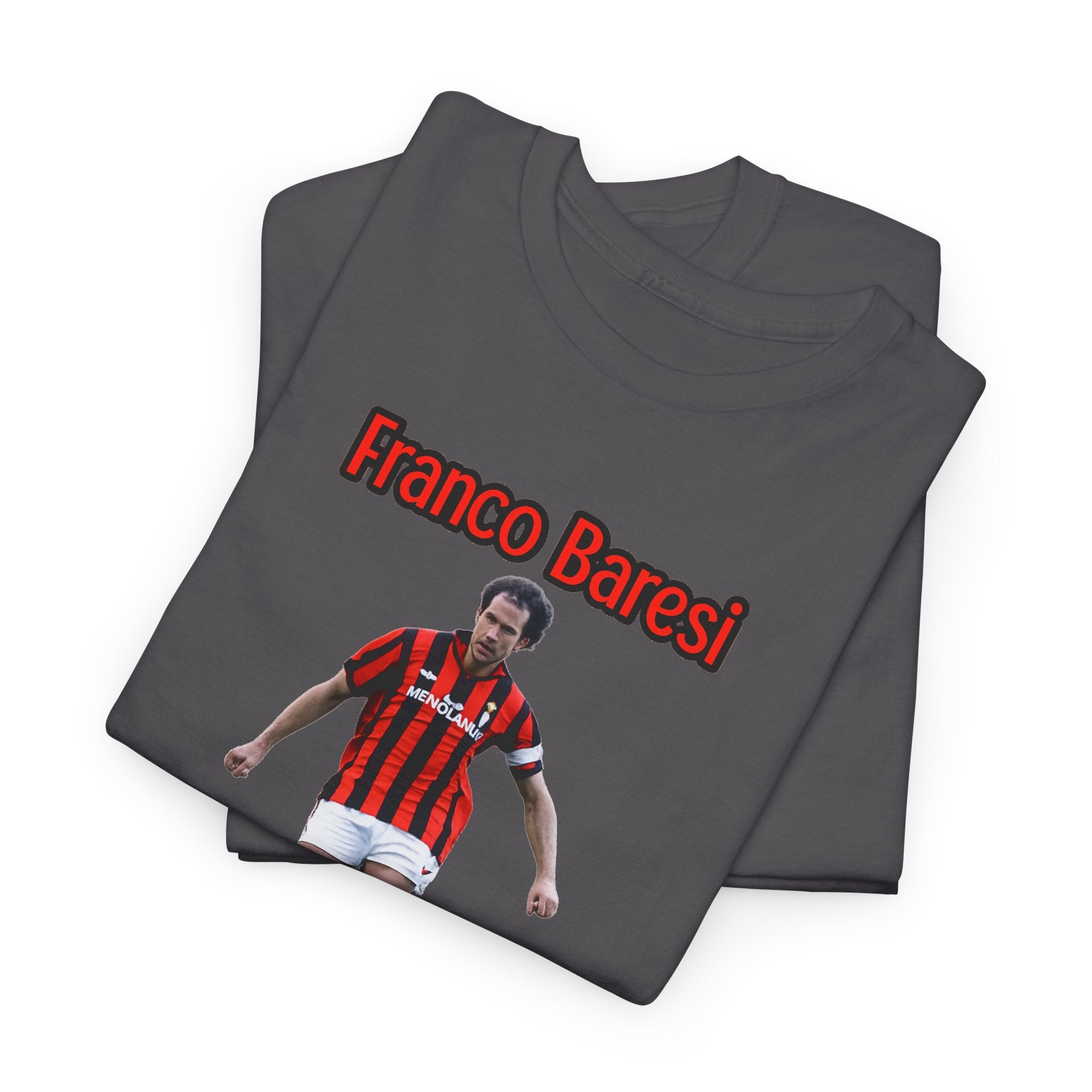 Franco Baresi Legend Tee — AC Milan Retro Soccer Graphic T-Shirt