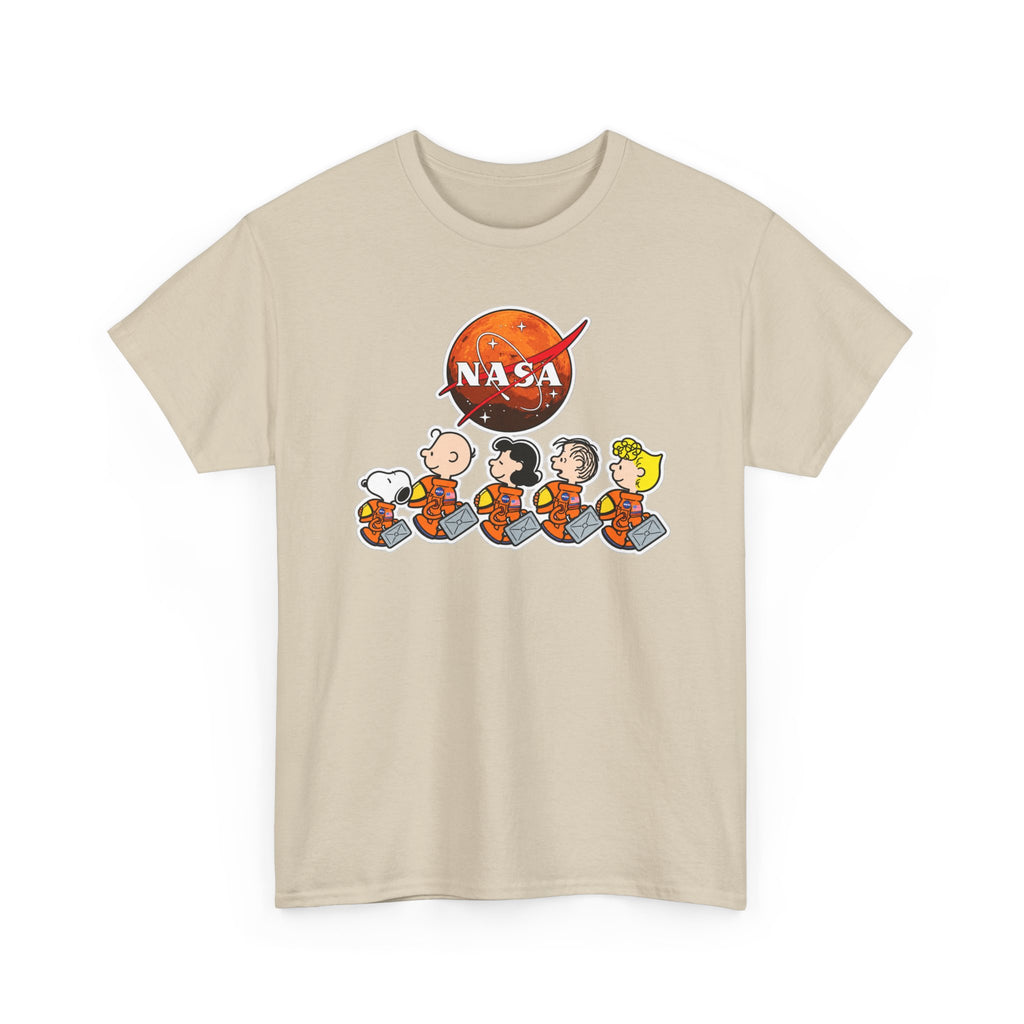NASA Peanuts Cartoon T‑Shirt — Retro Space Snoopy & Crew Graphic Tee
