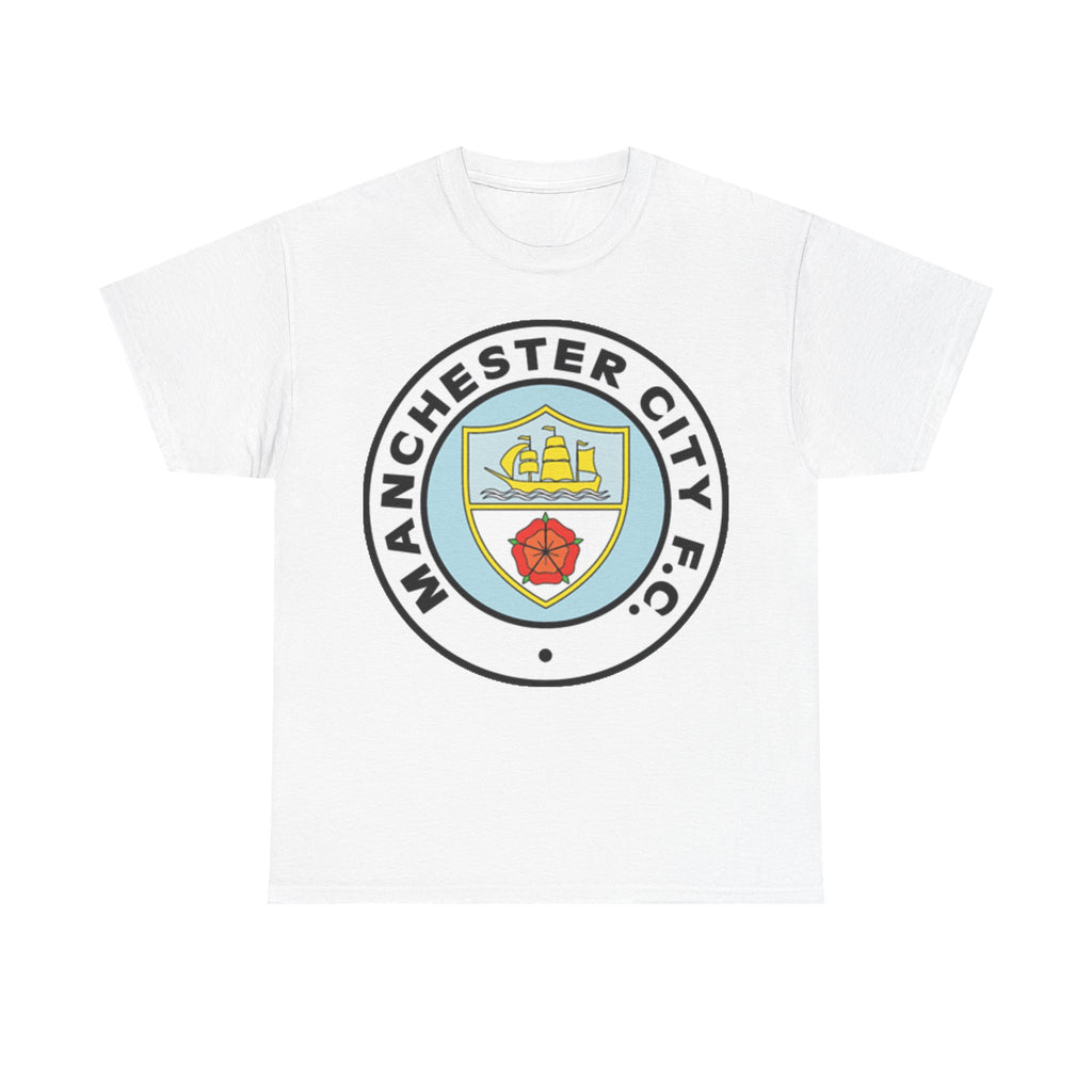 Manchester City F.C. Retro Crest T-Shirt – Retro Football Fan Tee