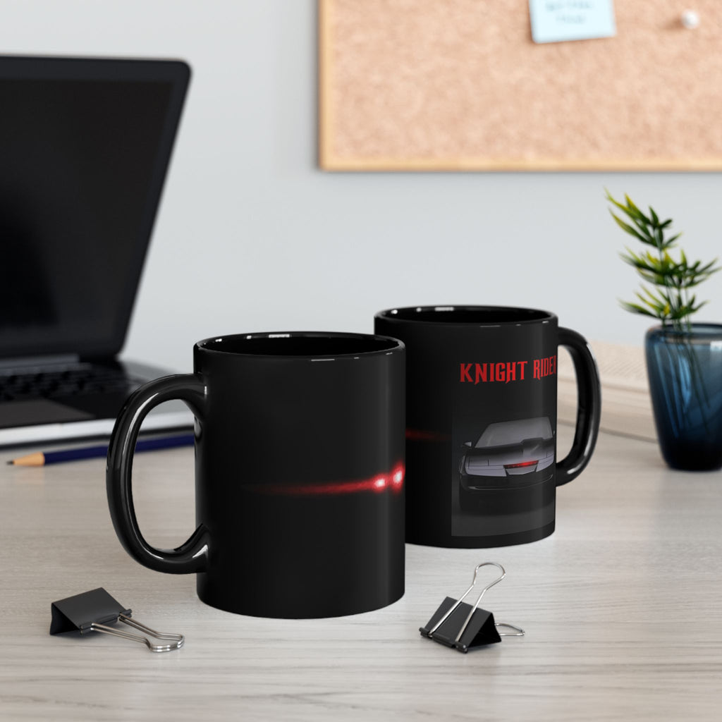 Knight Rider Mug — Retro KITT Car Coffee Cup (11oz & 15oz)