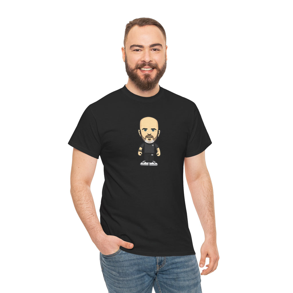 Enzo Maresca Manchester City Character Graphic Cartoon Cotton T-shirt / Tee