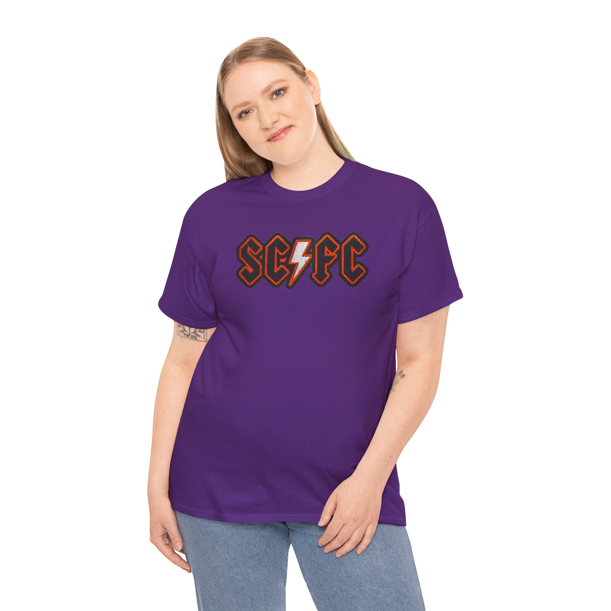 Salford City Inspired Logo T-Shirt — Retro Gothic Band-Style Tee
