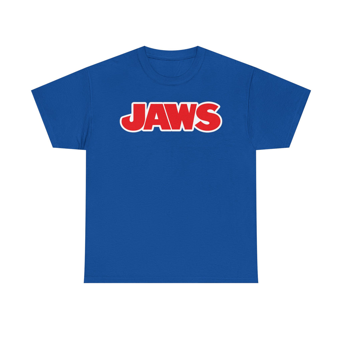 Jaws Logo Tee — Retro Red Movie Graphic T‑Shirt