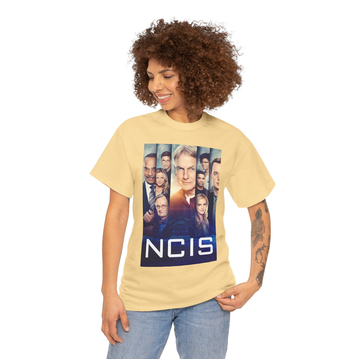 NCIS Cast Graphic Inspired Cotton T-Shirt