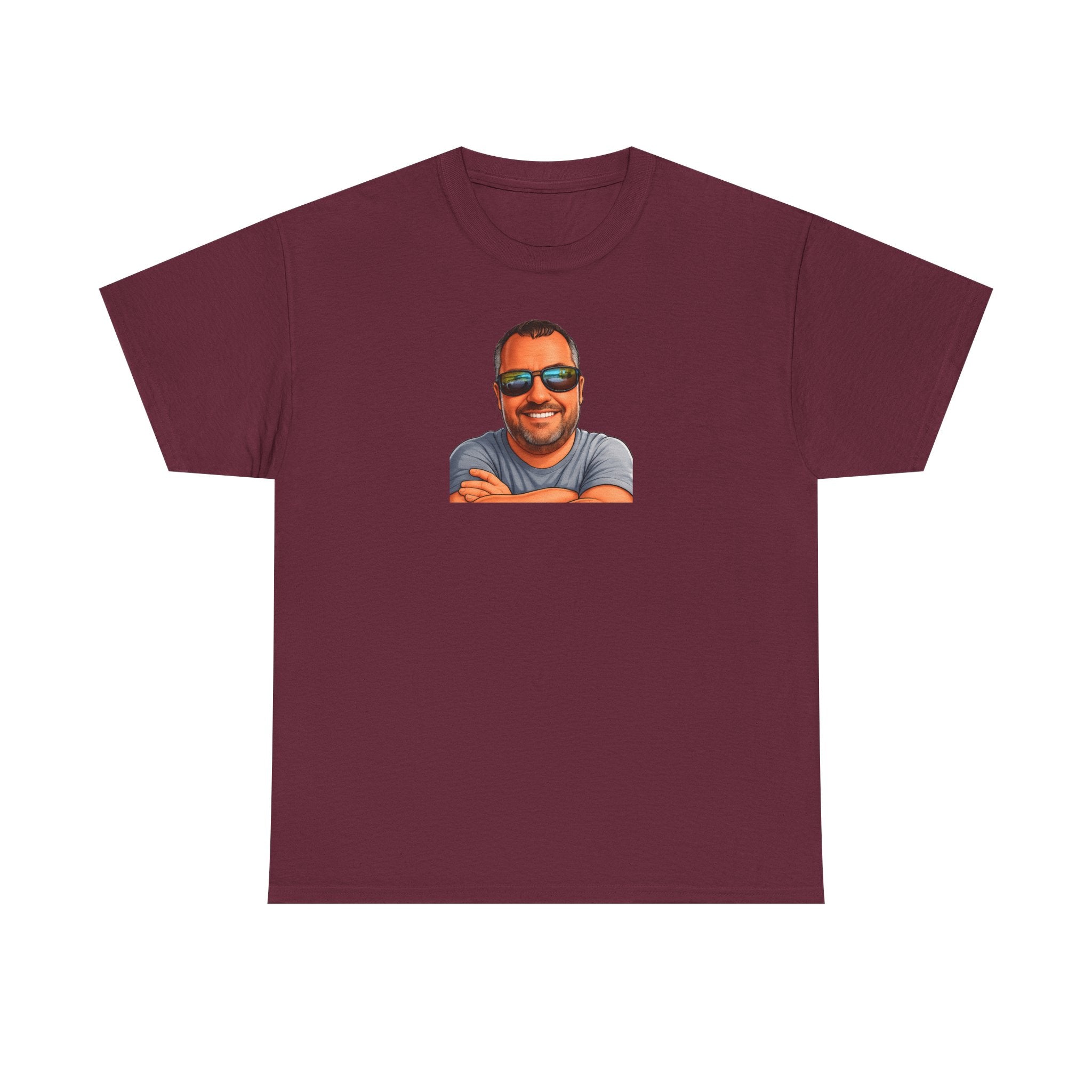 T-Shirt — "Mama Always Said Life Is Like A Box Of Chocolates" Graphic Tee (Funny Retro Portrait)