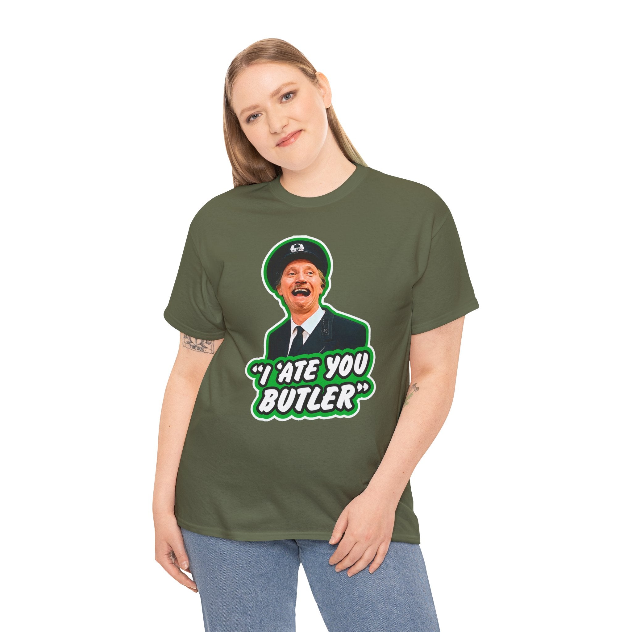 I Ate You Butler T-Shirt — Funny Retro Butler Graphic Tee