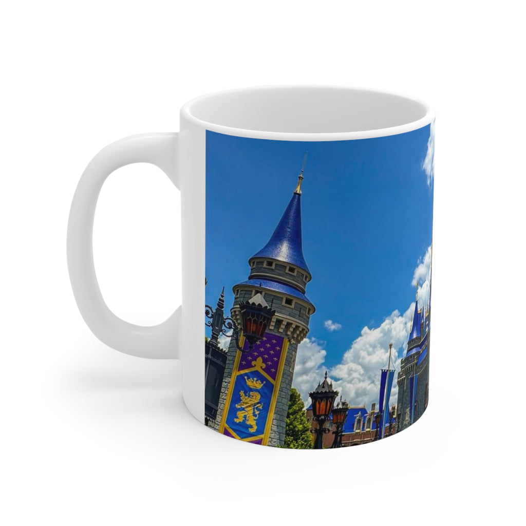 DIsney Castle Photo Ceramic Mug — Fantasy Theme Park Coffee Cup (11oz & 15oz)