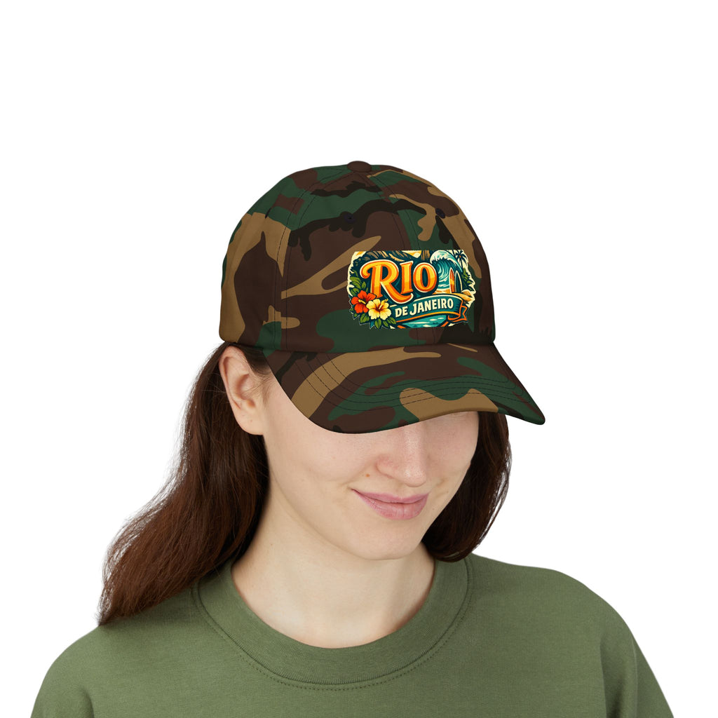 Rio de Janeiro Vintage Surf Dad Cap — Tropical Beach Hat