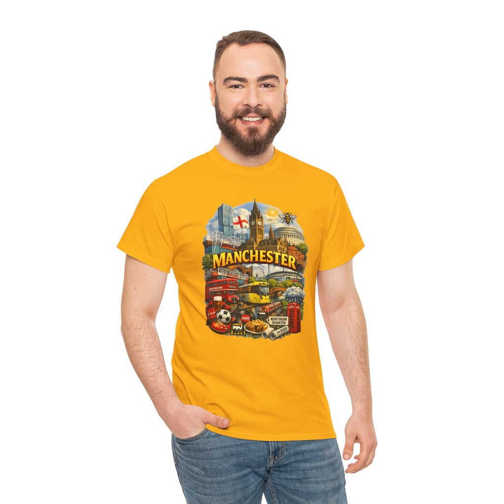 Manchester Skyline Collage T-Shirt