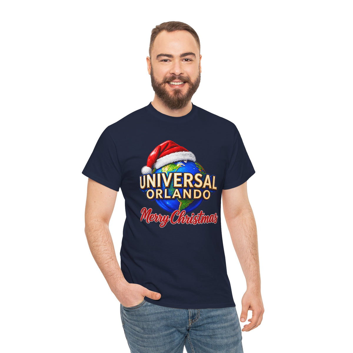 Universal Orlando Merry Christmas Cotton T-Shirt