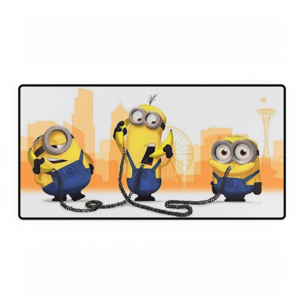 Minion Phone Line Desk Mat — Cute Despicable Me Gaming/Office Mouse Pad