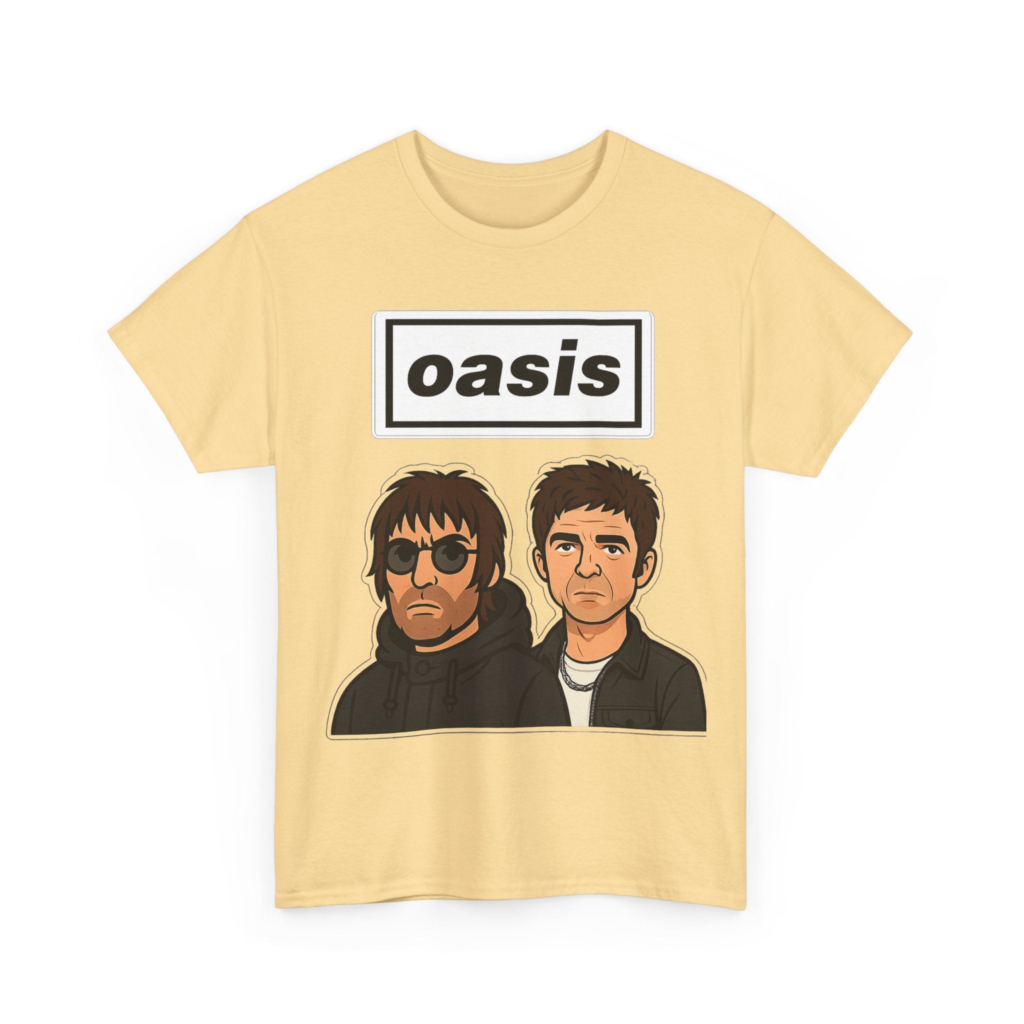 Oasis Inspired Unofficial Band Logo Tee — 'oasis' Graphic T-Shirt