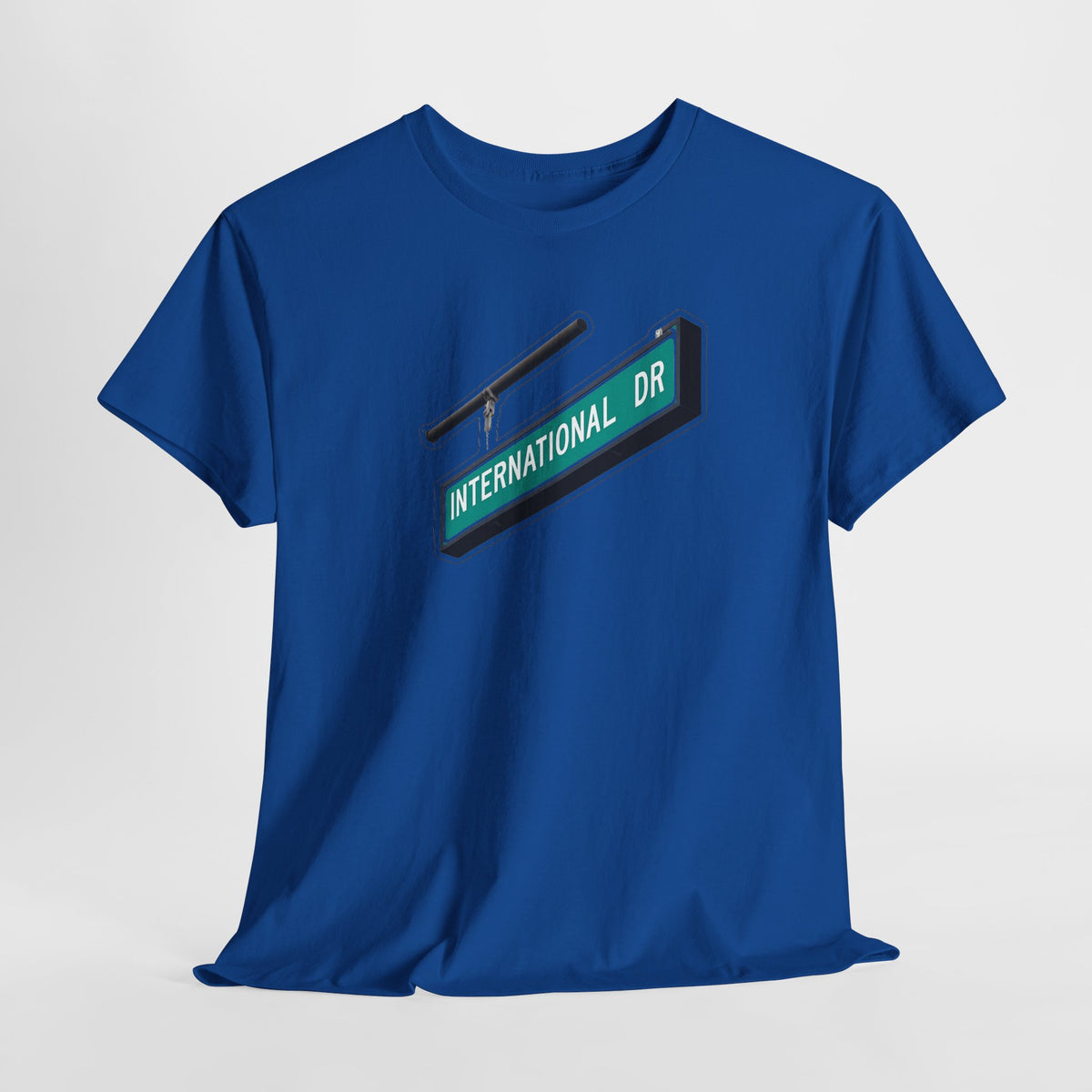 International Dr Street Sign Cotton T-Shirt