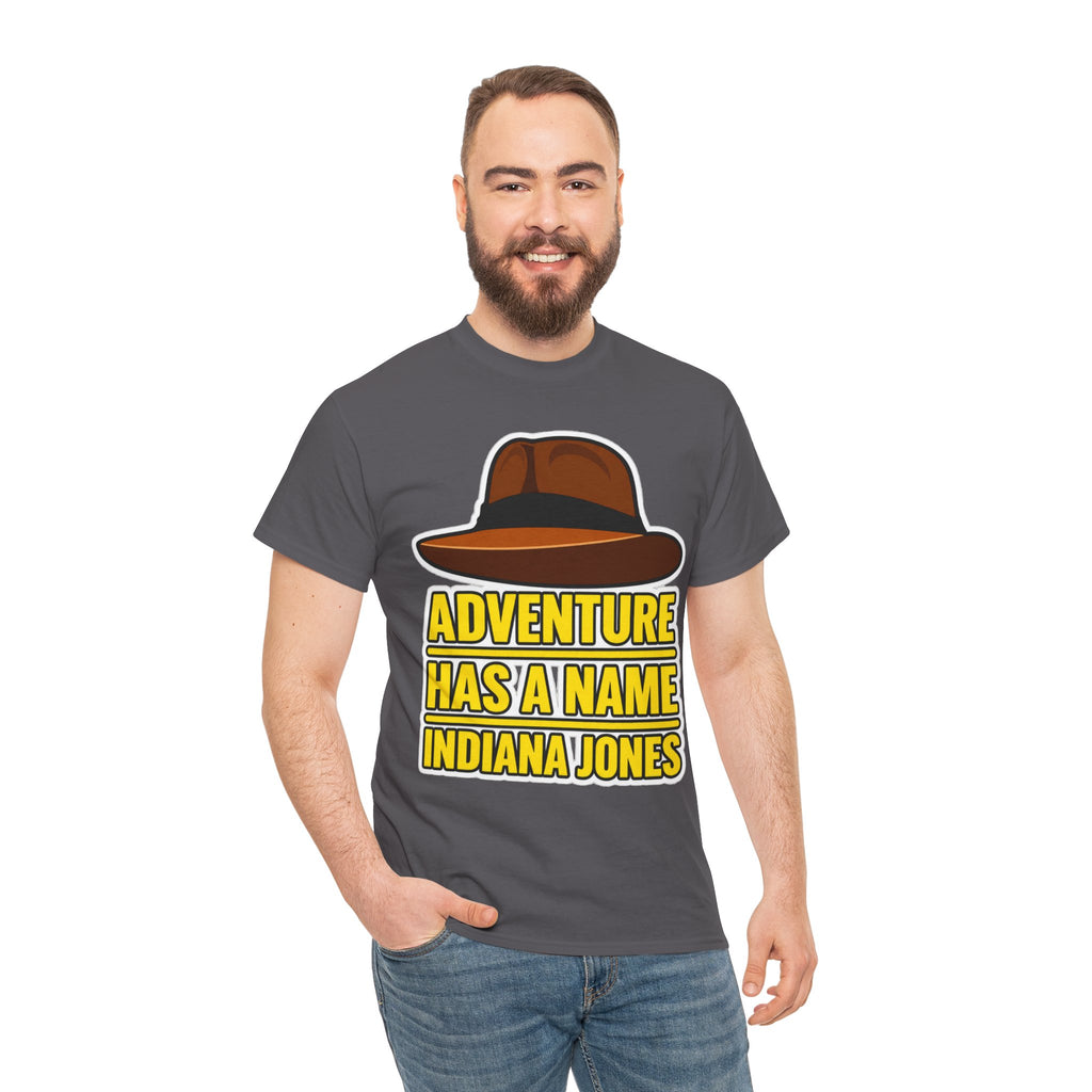 Adventure Has a Name Indiana Jones Graphic Cotton T-Shirt