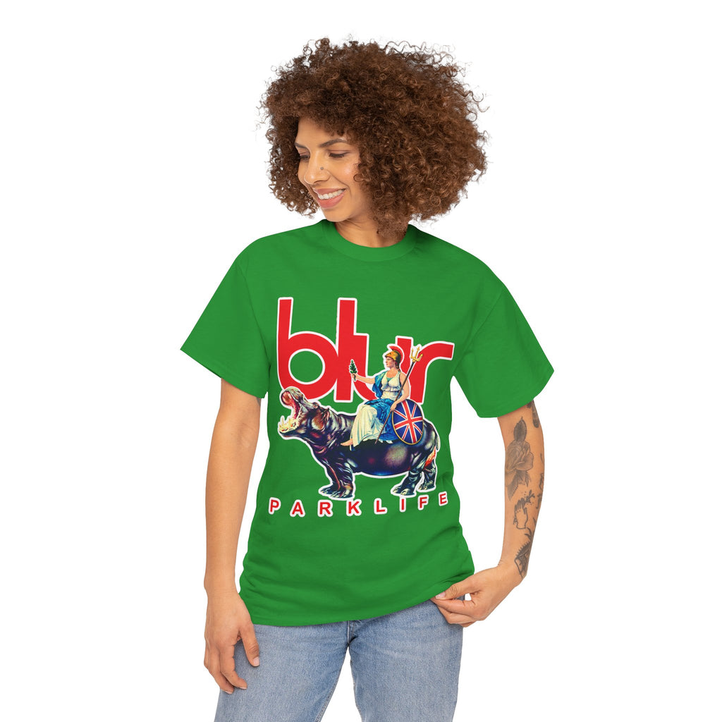 Blur PARKLIFE British Bulldog Graphic Cotton T-Shirt