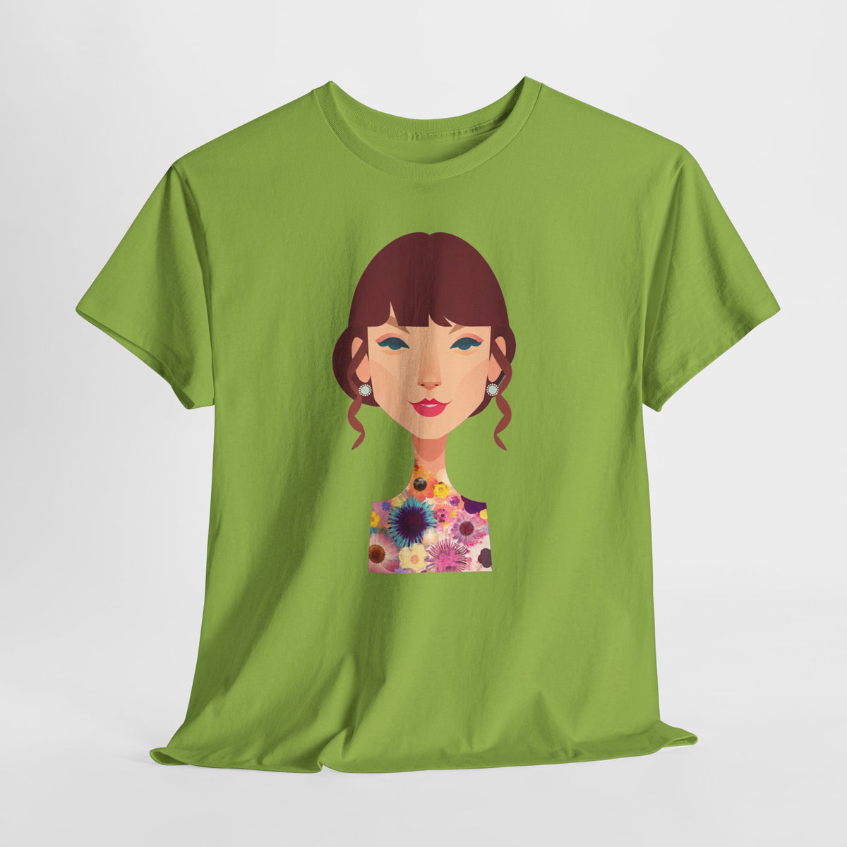 T Swift Illustration Cotton T-Shirt