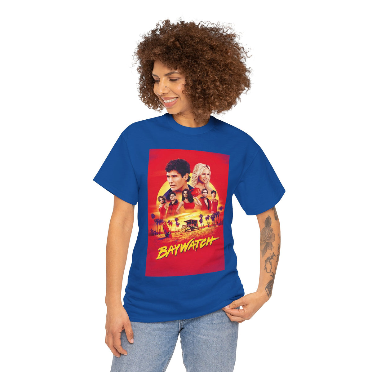 Baywatch Movie Poster Cotton T-Shirt