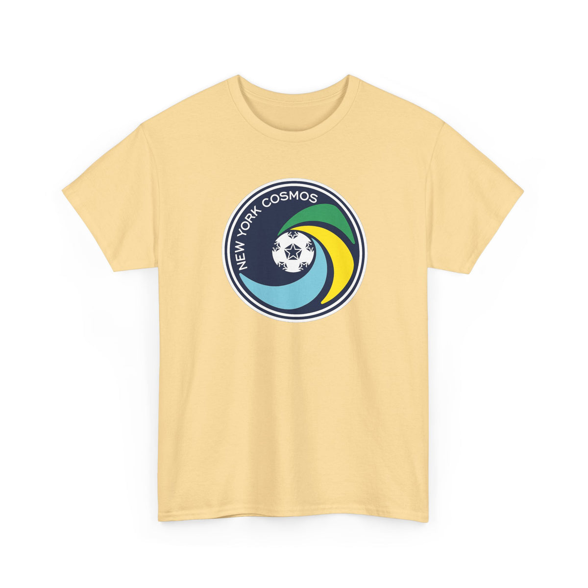 New York Cosmos Retro Logo Cotton T‑Shirt — Vintage Soccer Tee