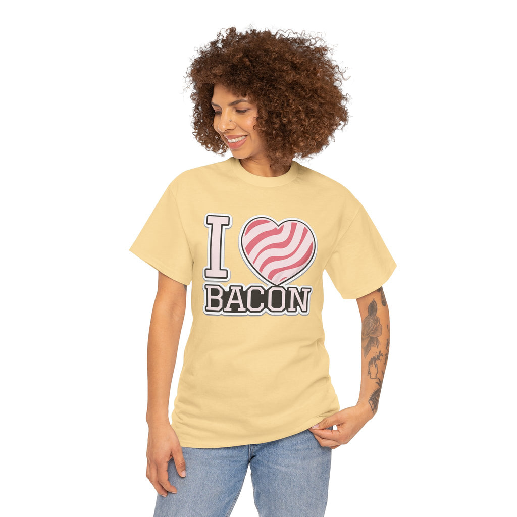 I Heart Bacon T-Shirt — Funny Novelty Bacon Lover Tee