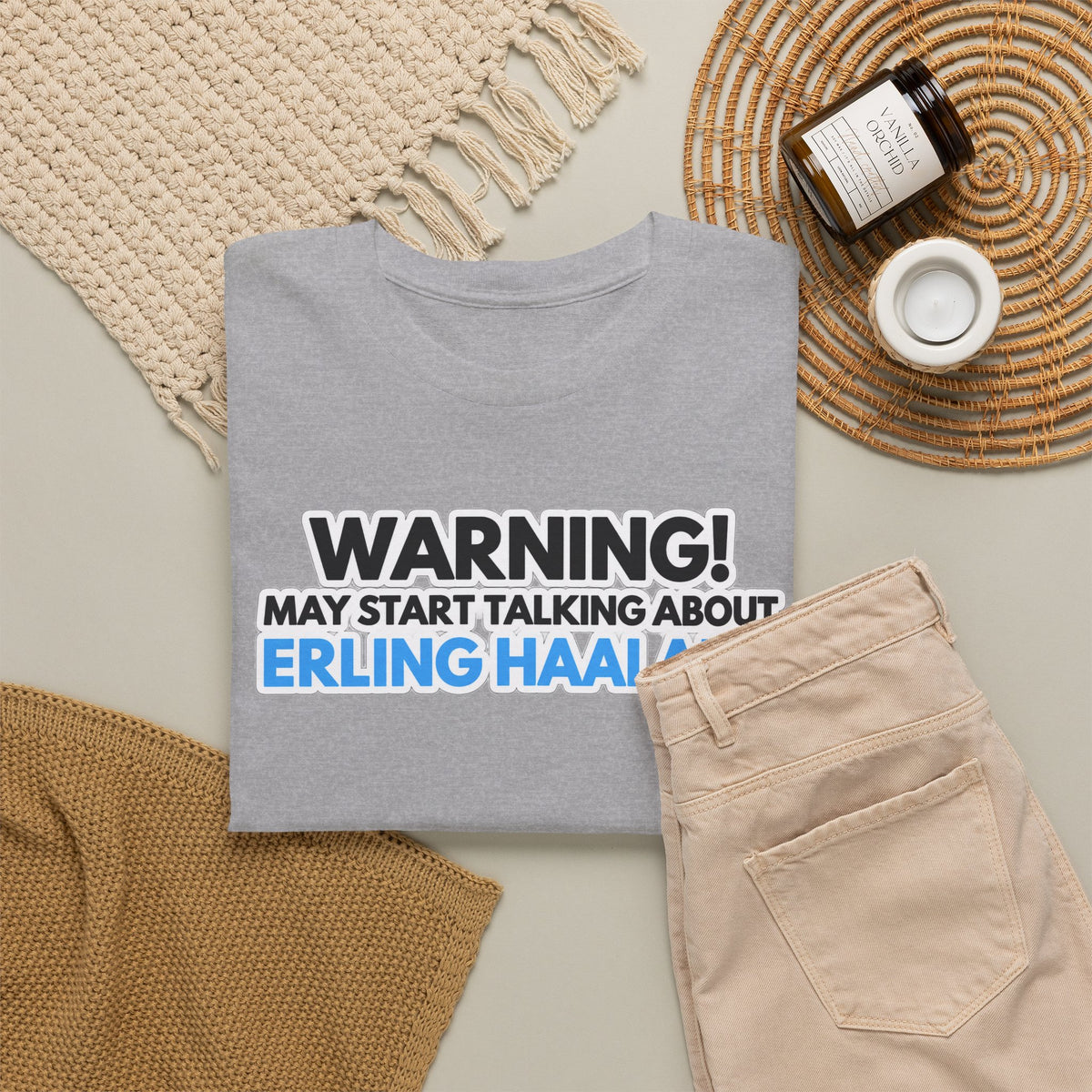Warning! May Start Talking About Erling Haaland T-Shirt