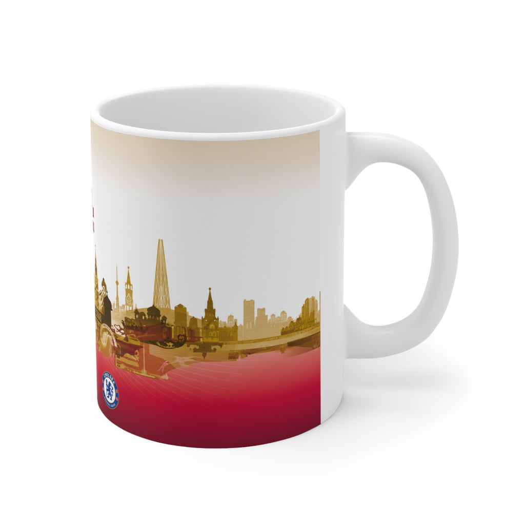 2008 Champions League FInal Programme Cover Inspired Coffee Mug — Ceramic Cup (11oz/15oz)