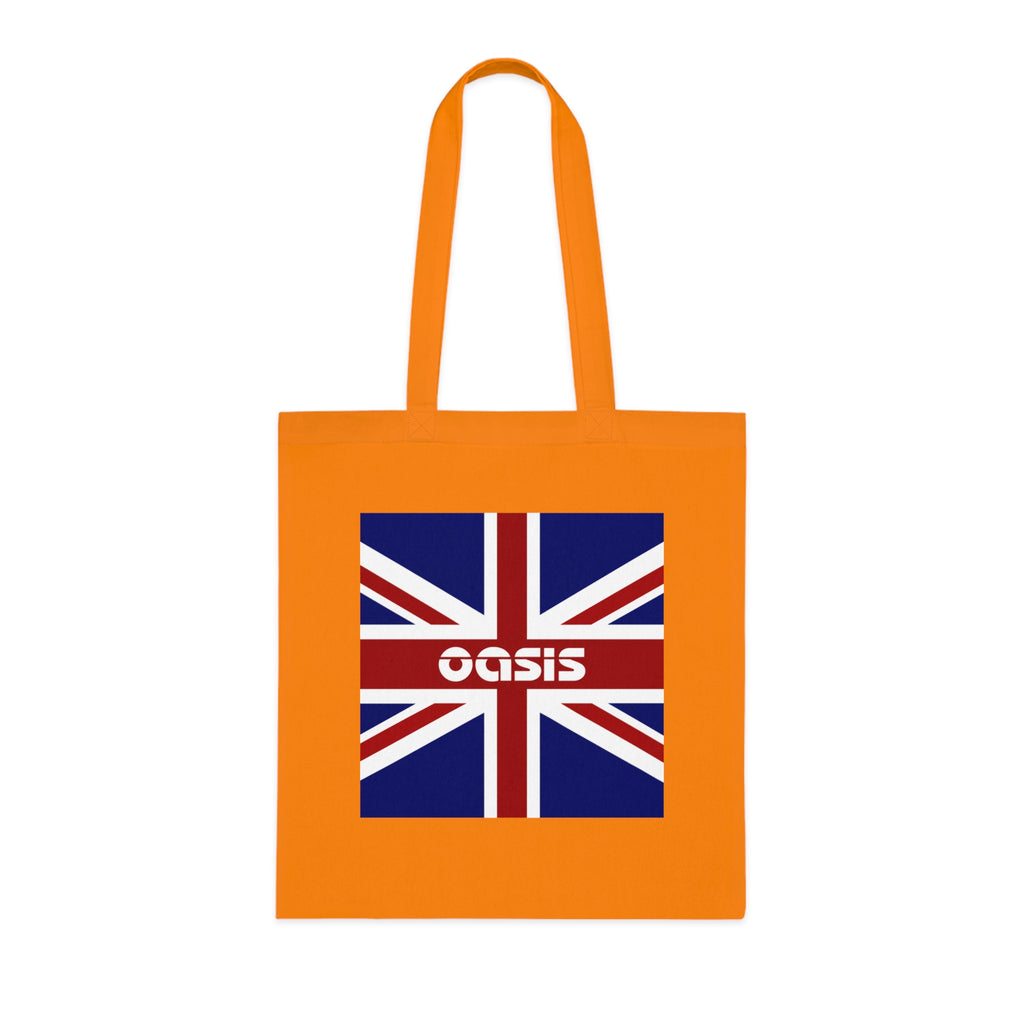 Union Jack Oasis Tote Bag — British Flag Cotton Shopper