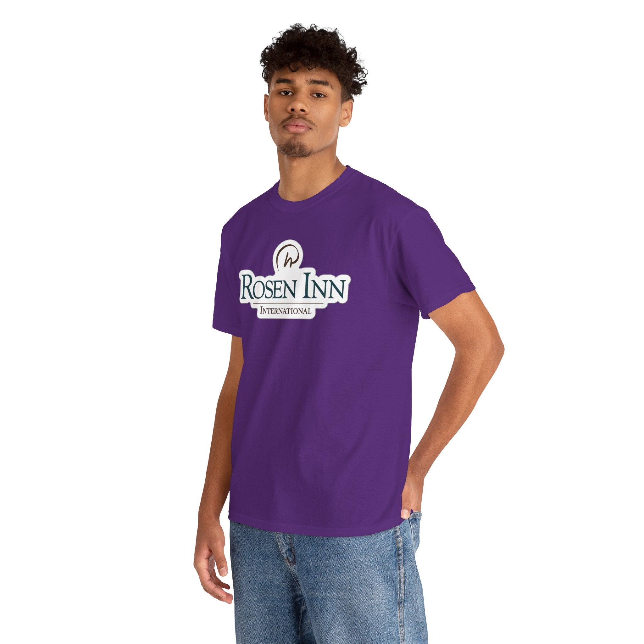 Rosen Inn International Inspired Logo Cotton T-Shirt Tee
