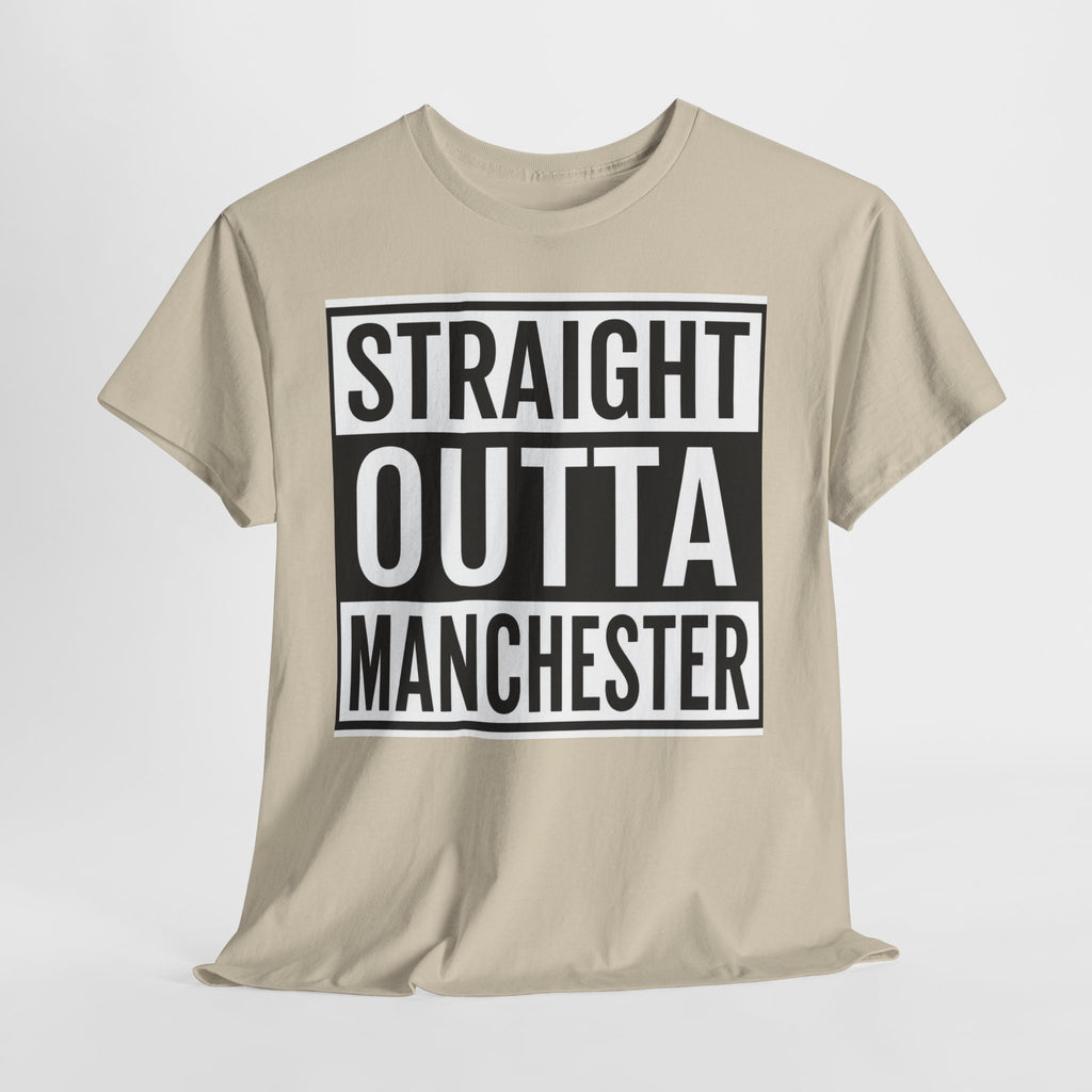 Straight Outta Manchester T-Shirt — Bold City Pride Tee
