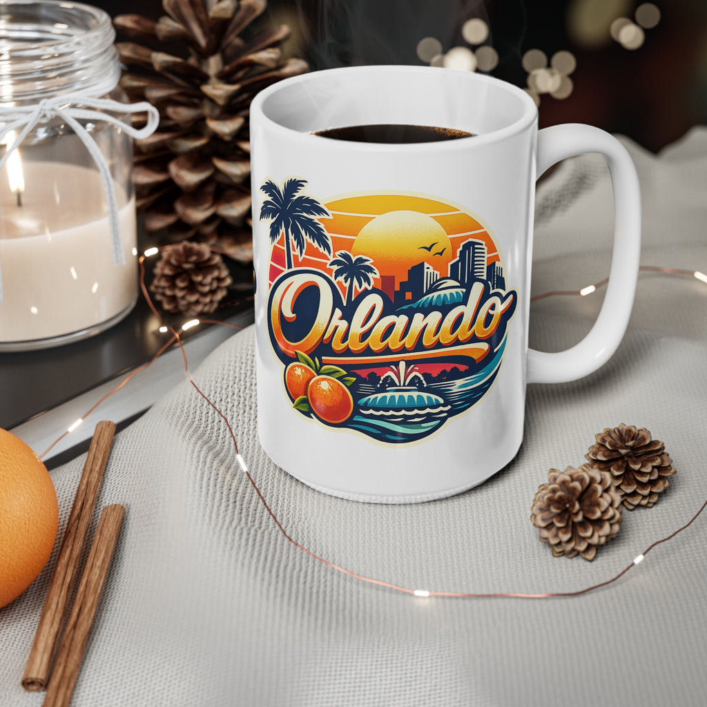 Orlando Tropical Sunset Coffee Mug — Ceramic 11oz & 15oz