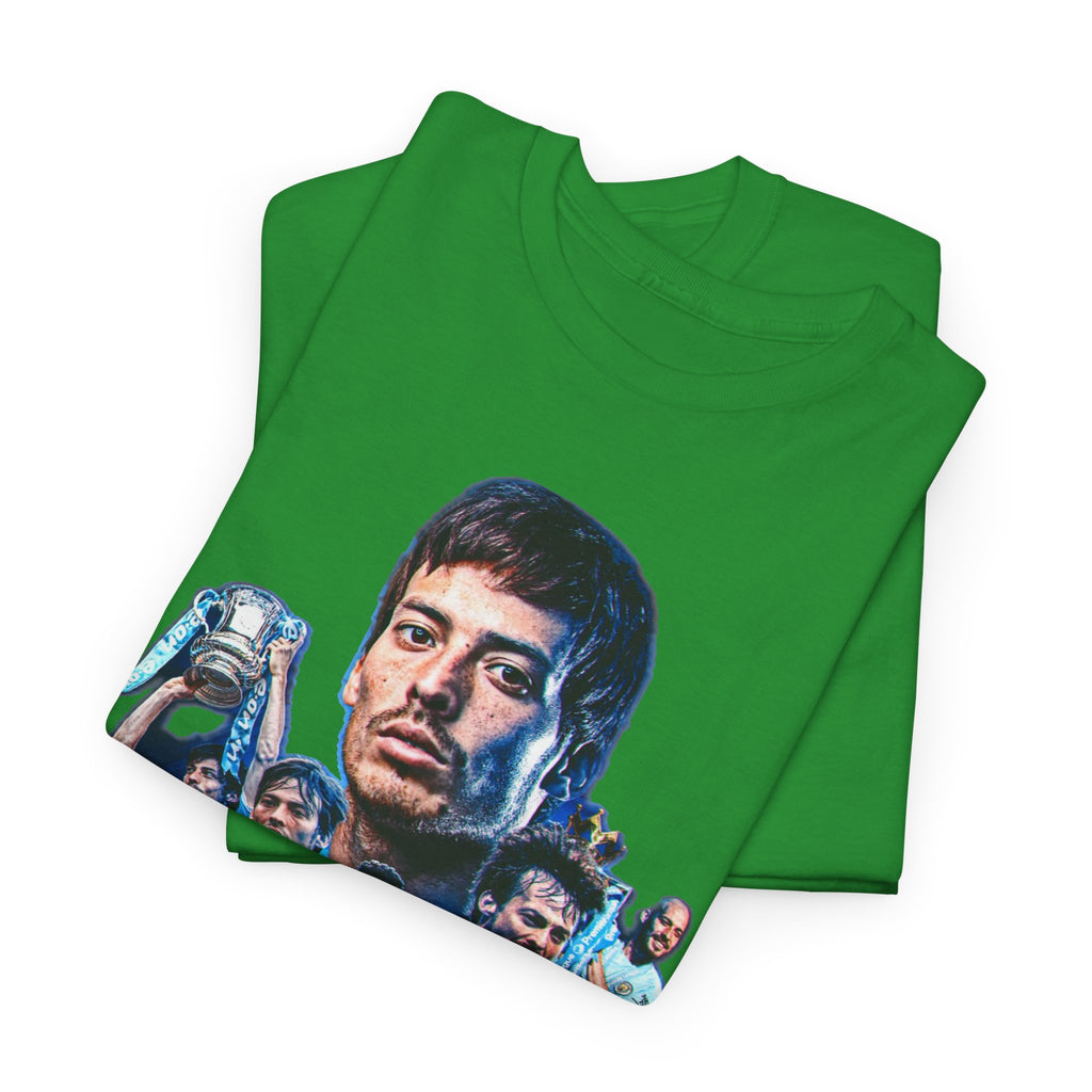 David Silva Manchester City Soccer Tee — Classic Player Portrait Football Shirt